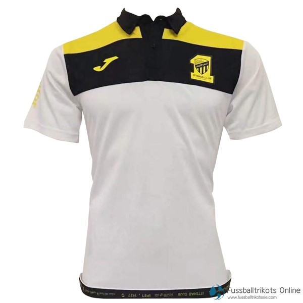 Ittihad Polo 2017-18 Weiß Fussballtrikots Günstig